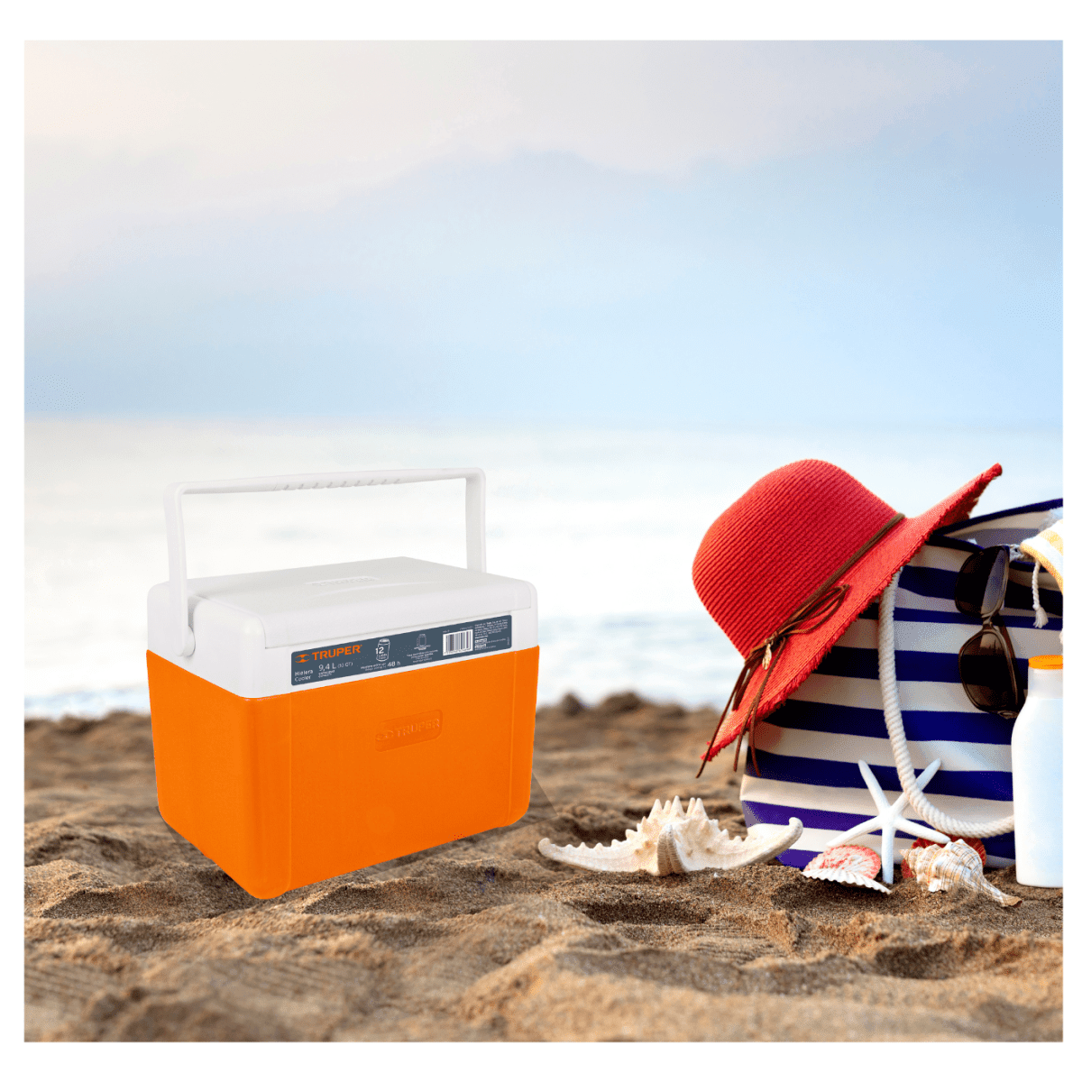 Combo 2 sillas plegables y 1 hielera Truper13