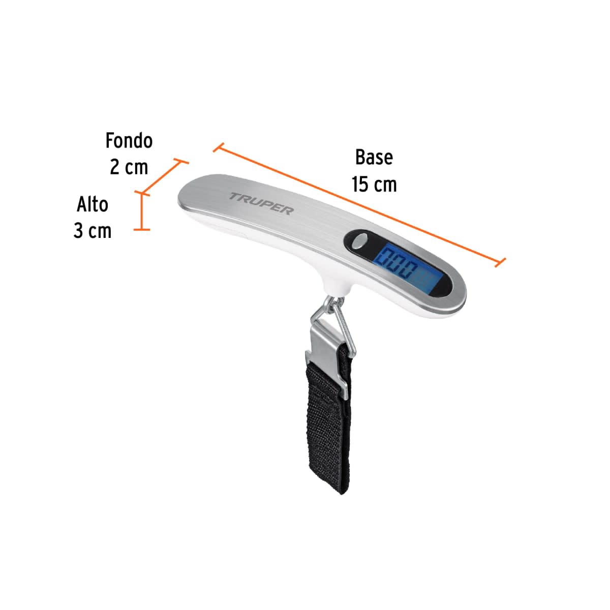 Balanza Digital para cocina 5gk + Balanza para equipaje 50K Truper7