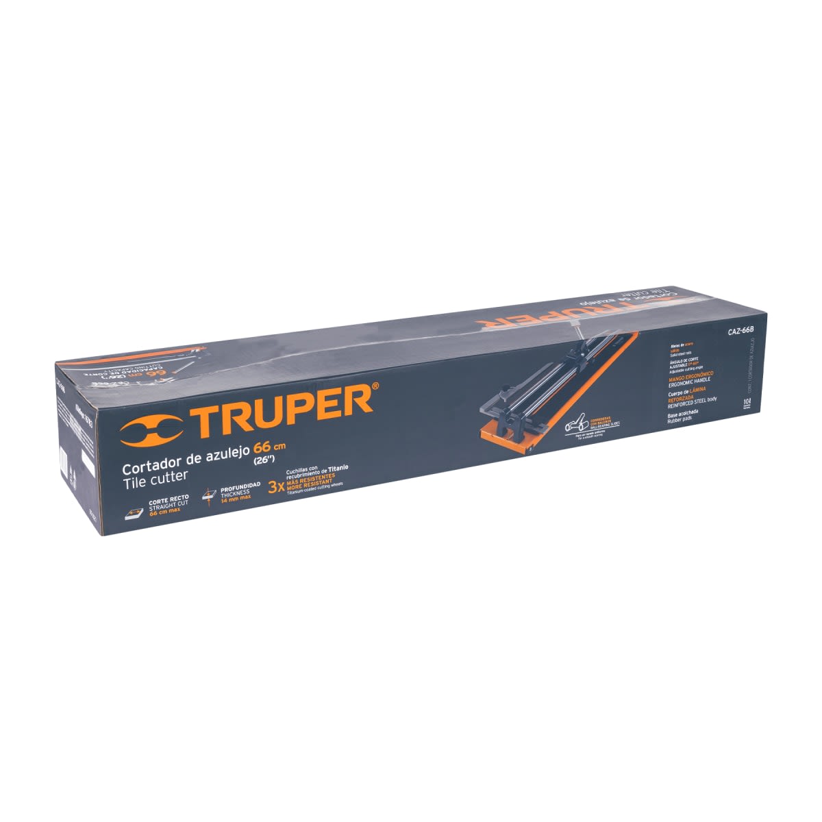 Cortadora de Cerámica 66cm Pro + Kit Cuña Nivelador Truper5