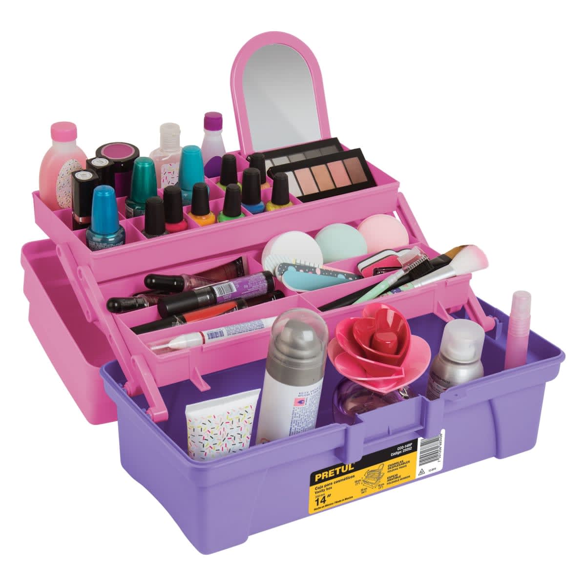 Caja Organizadora 14'' Pretul + Mini rectificador 130w Total2