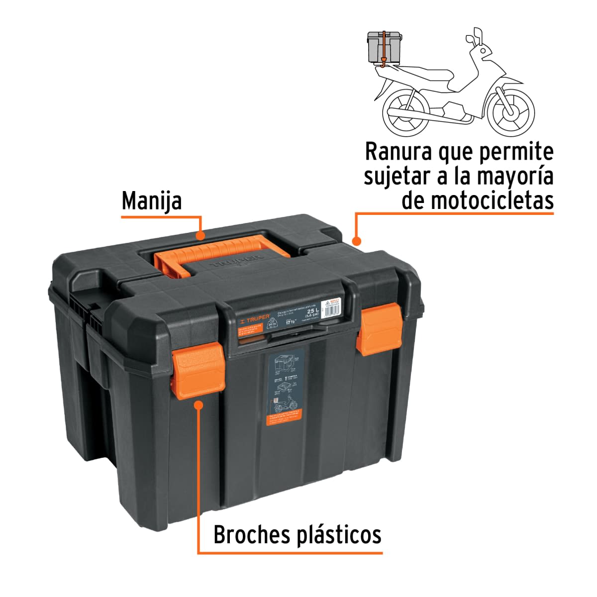 Taladro Percutor + Juego de 100 brocas y puntas + caja Truper10