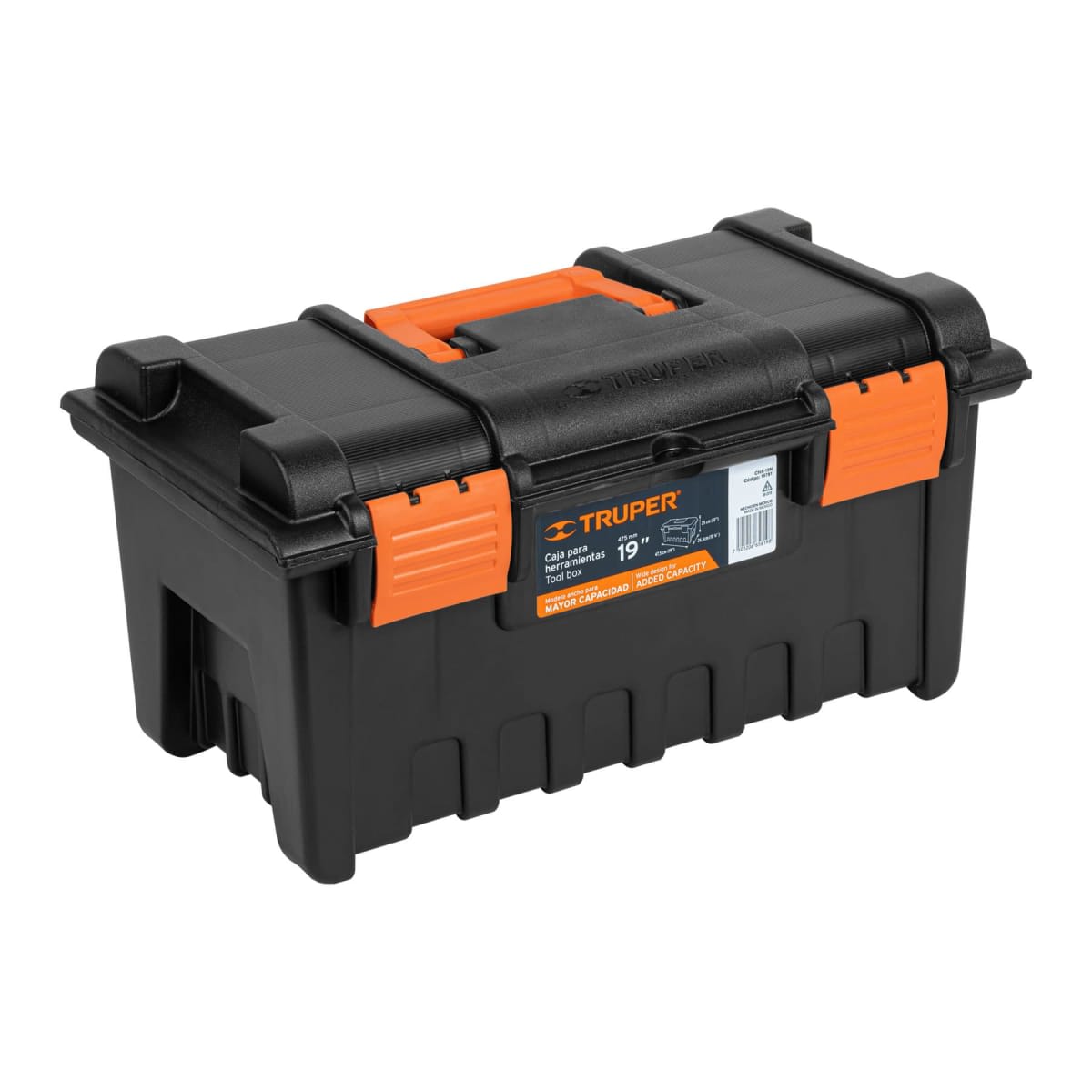 Combo Taladro Percutor 600w + Caja de Herramienta 19'' + Organizador Truper11