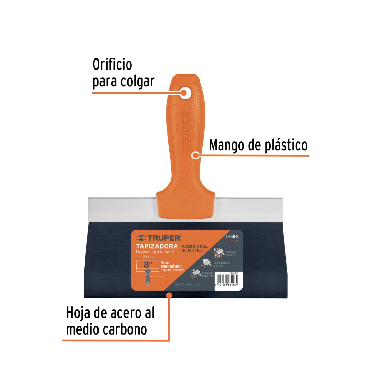 Taladro Percutor Inalámbrico 20v + Herramientas para drywall Truper7