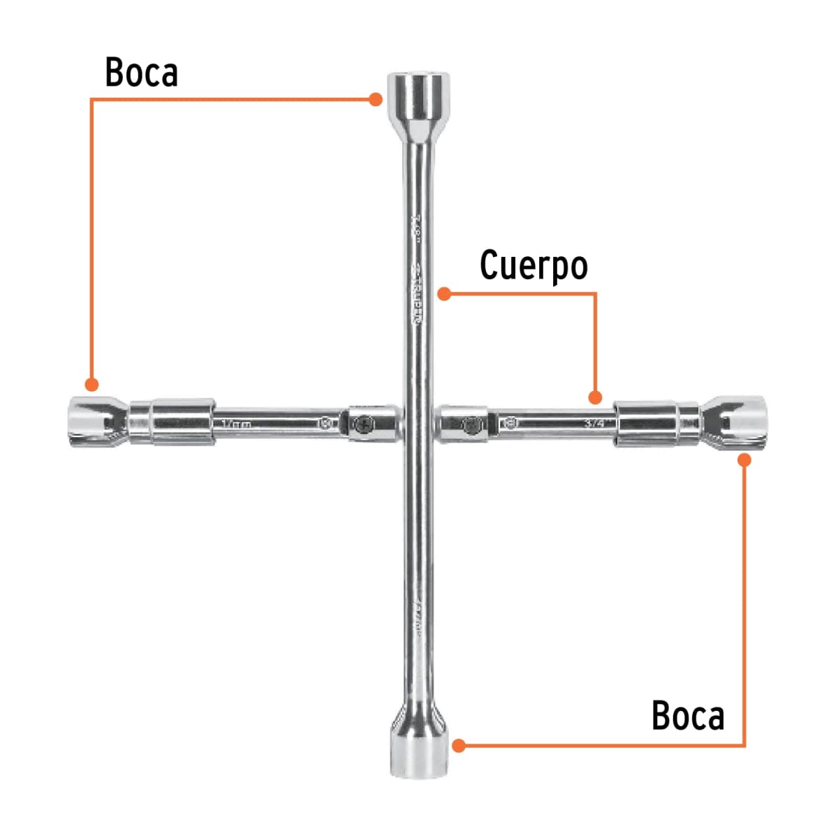 Combo Gata tipo lagarto 2 toneladas + Llave de cruz 14