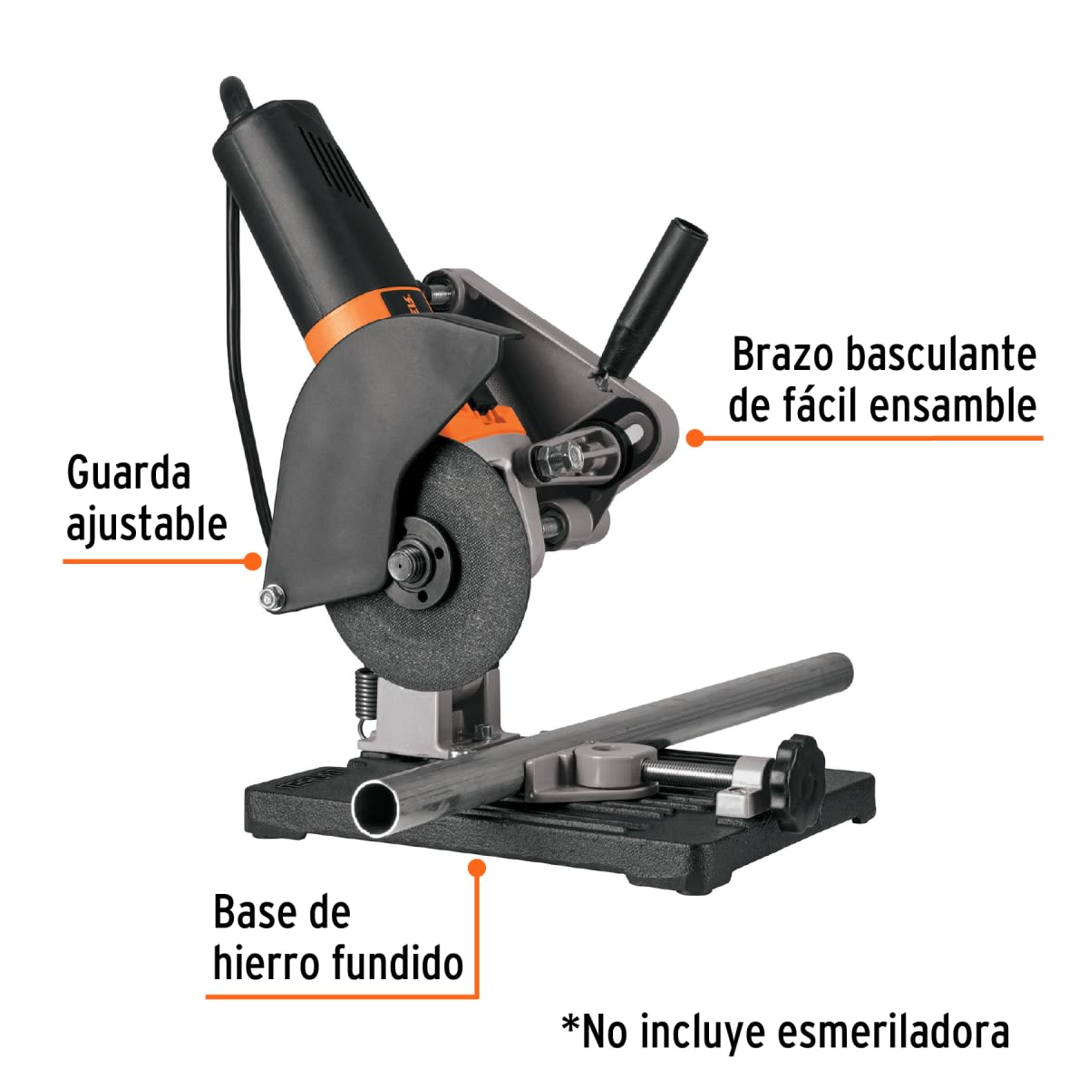 Amoladora 850w ergo Pro + Soporte profesional 4 ½