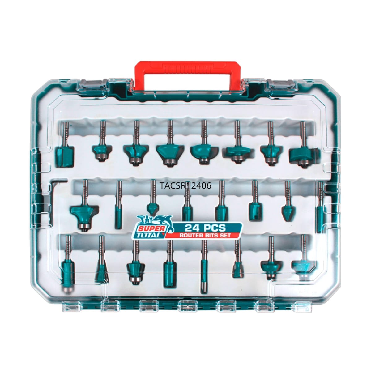 Ruteadora de Palma 600w + Accesorios 24pcs Total7