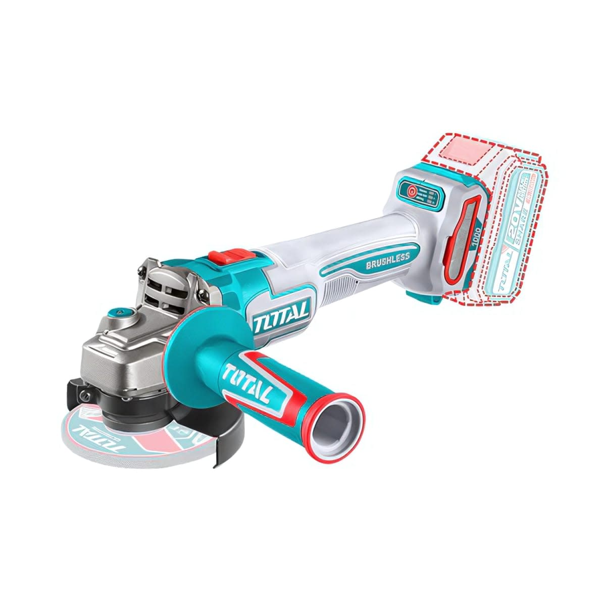 Combo Taladro percutor + Llave de impacto + Amoladora Total6