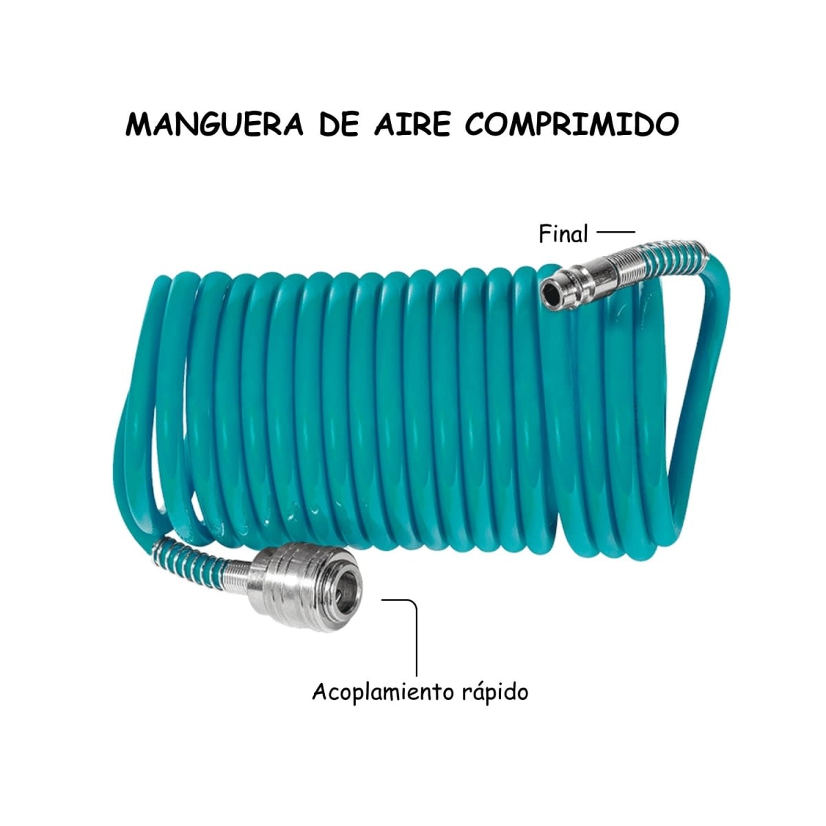 Compresora de Aire Silenciosa 100 Litros + Kit compresora 5pcs Total11