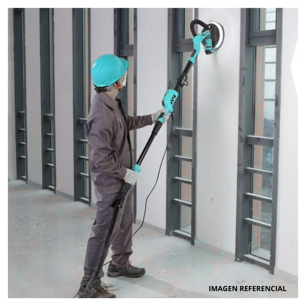 Lijadora de pared y techo Telescópica Industrial 1050w TDWS105016 Total7