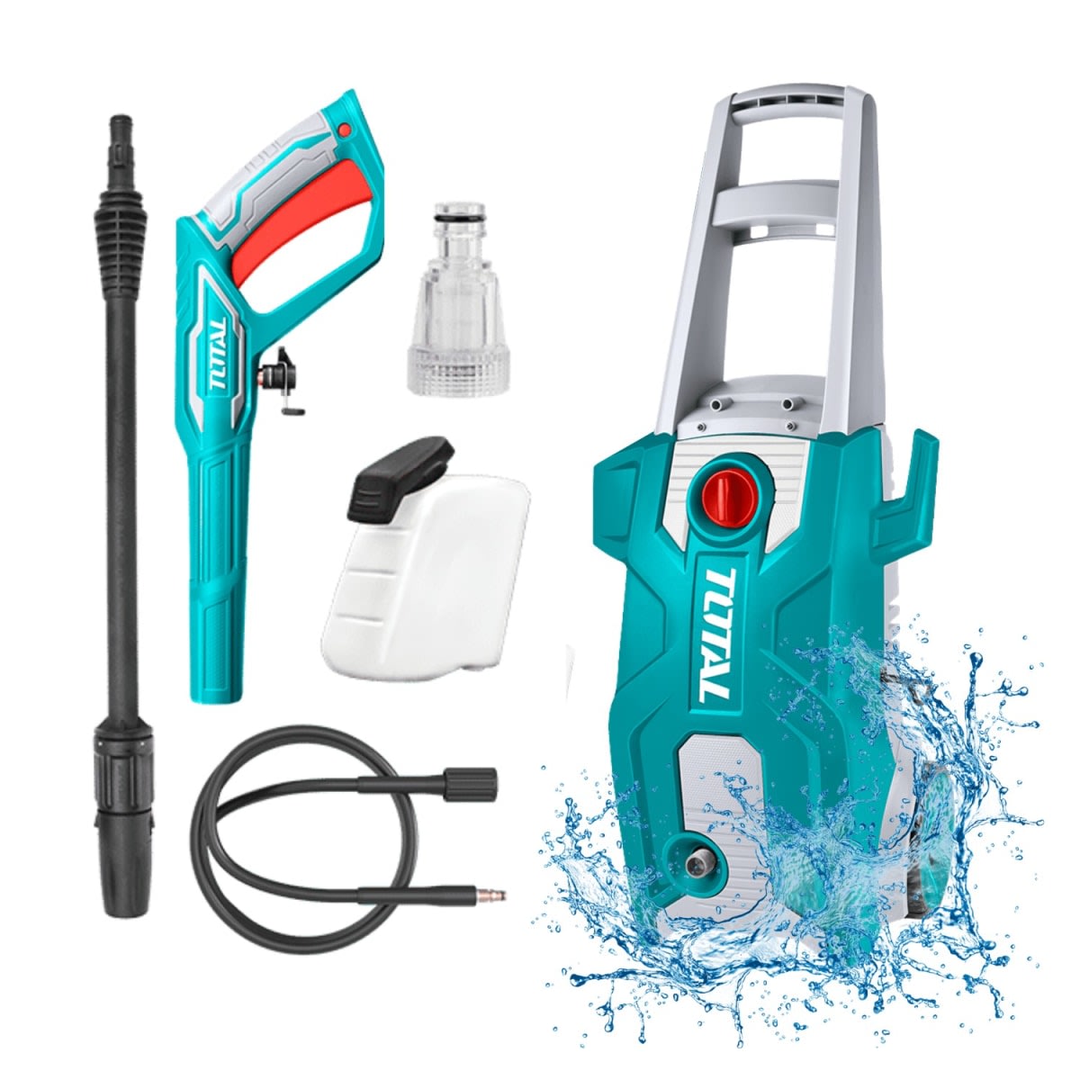 Hidrolavadora 2000w + Aspiradora 2000w industrial Total4