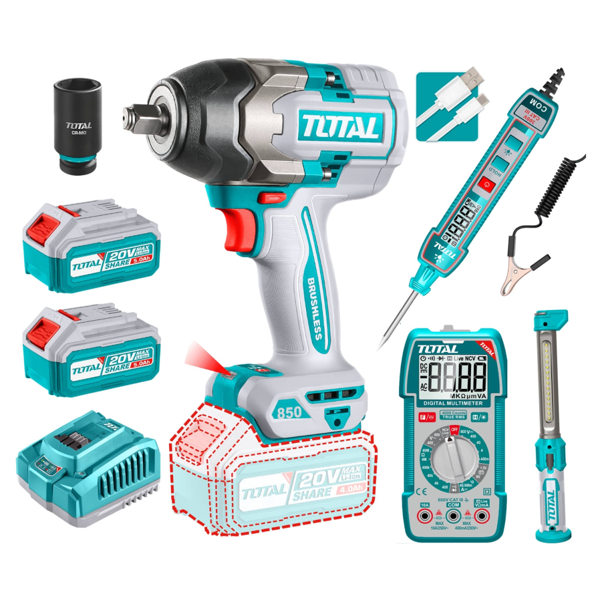 MEGA COMBO 9 EN 1 + GABINETE PORTAHERRAMIENTA 369PCS TOTAL11