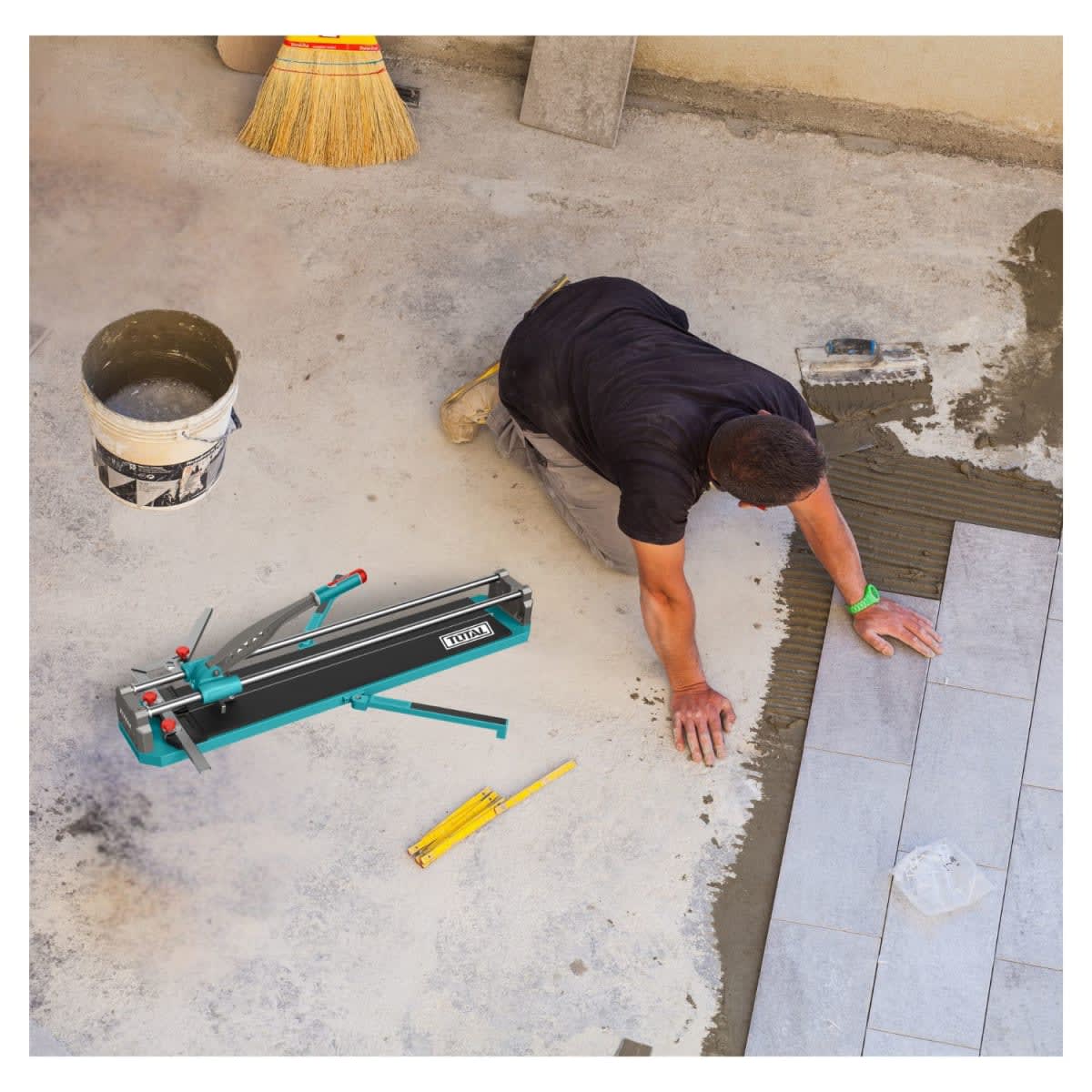 Cortador de Mayolica 60cm Pesada + Ventosa Vibradora 50kg 20v Total5