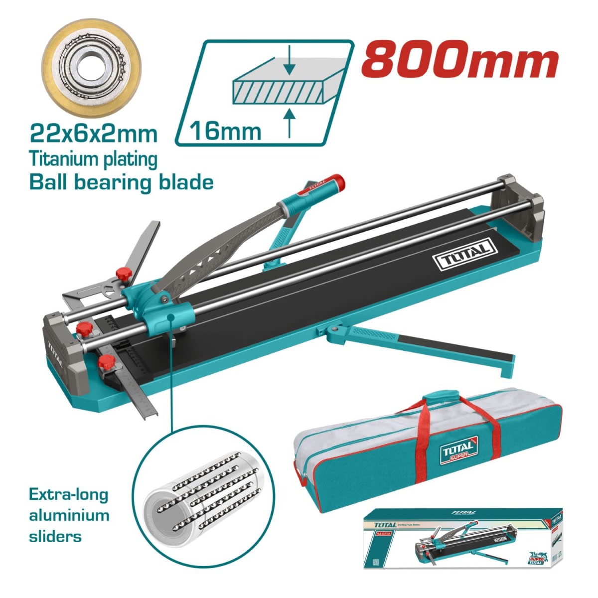 Cortador de Mayolica 80cm Pesada + Ventosa Vibradora 50kg 20v Total2