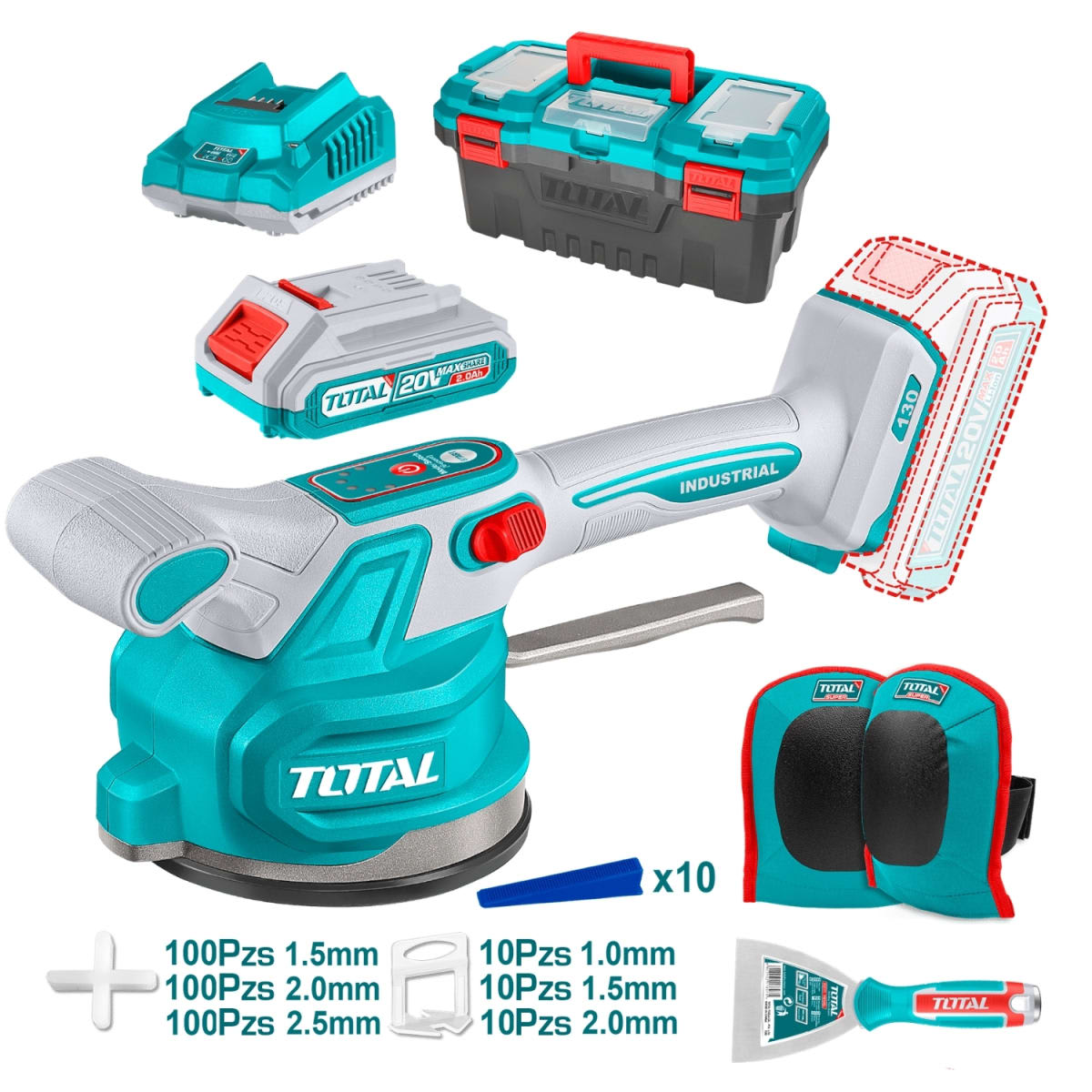 Combo enchapador industrial Total7