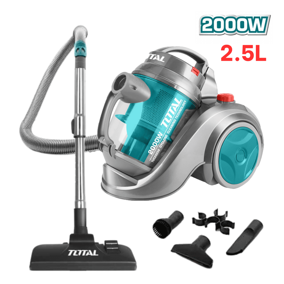 Hidrolavadora 2000w + Aspiradora 2000w industrial Total8