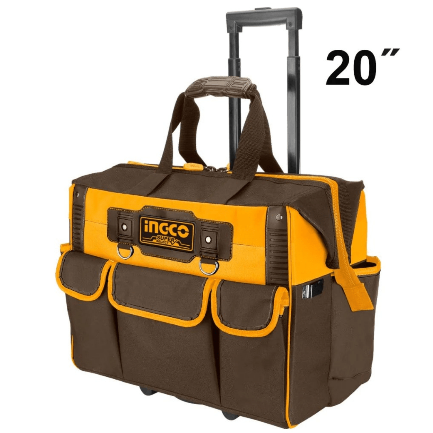 maletas maletin de herramientas con ruedas Maleta porta herramientas reforzada 20" con ruedas Ingco Ferremax