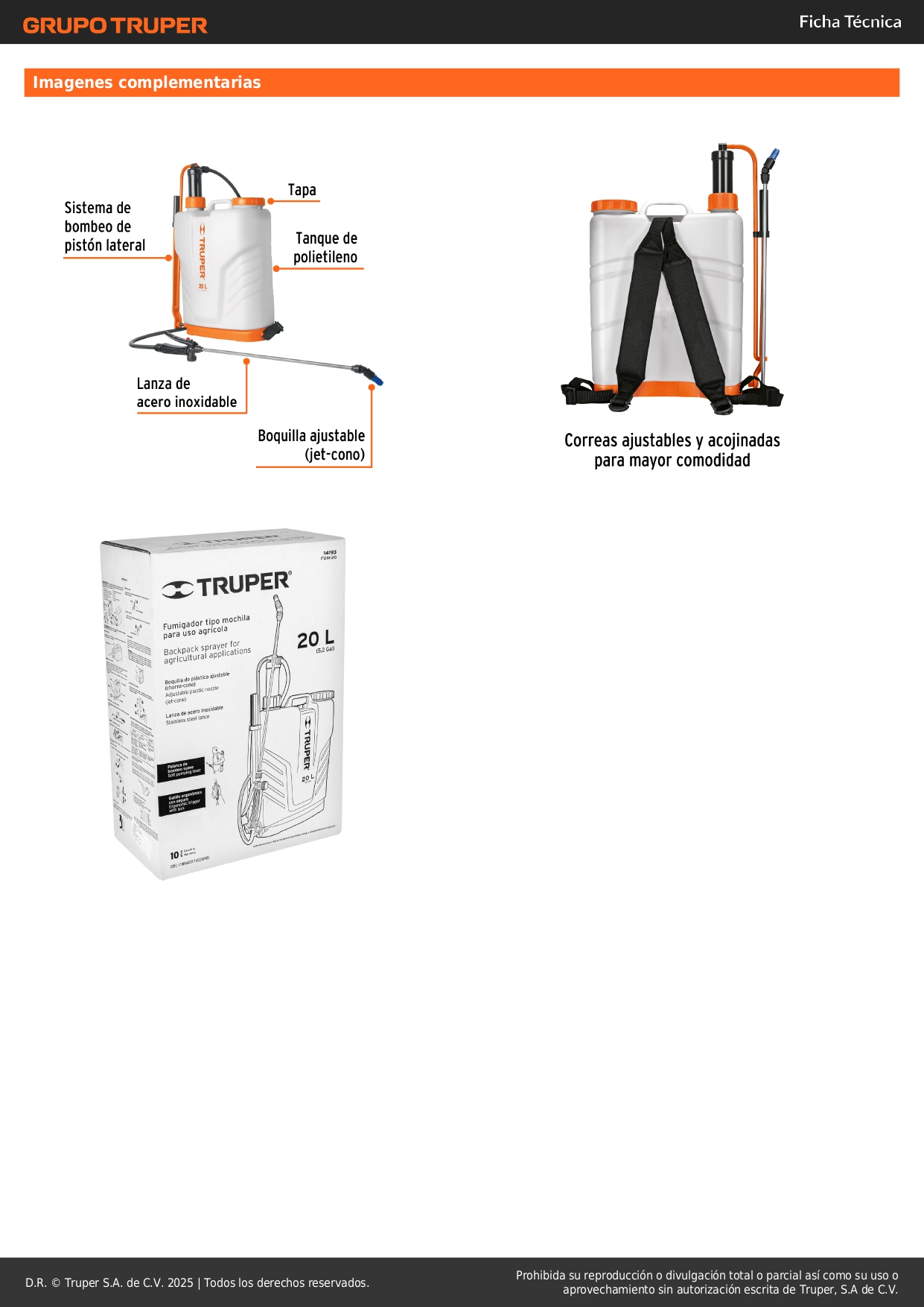 Bomba Pulverizador 20 Litros Precio Bomba De Espalda Para Fumigar