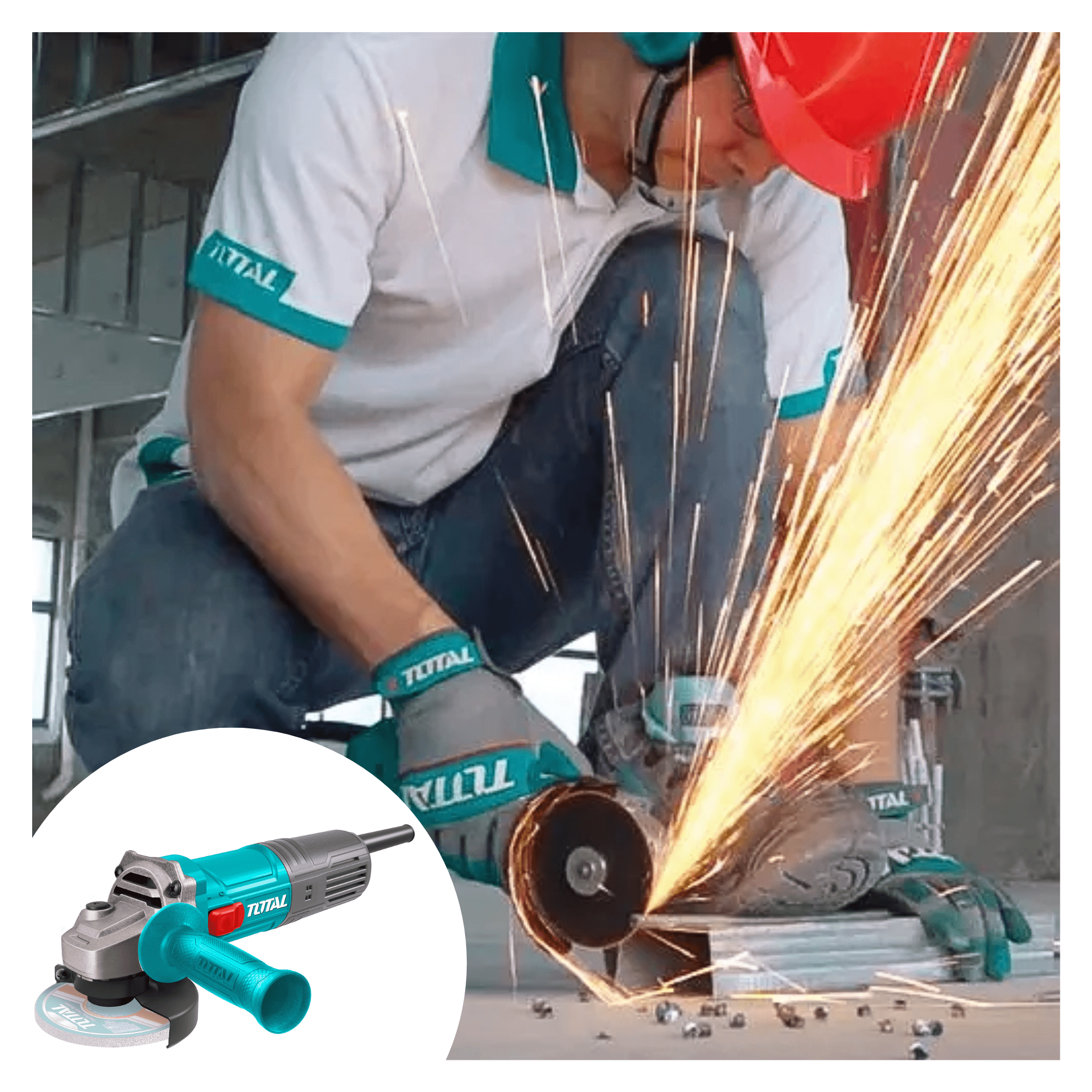 Amoladora Angular Fartools Tm 05c - 910w - Diámetro 125mm - Para