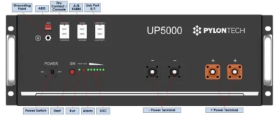 Batería Litio UP5000 4.8kWh 48V 100Ah