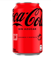 COCA COLA ZERO LATA x6