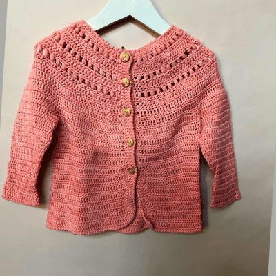 Chaleco Hecho a mano 2 años 25071972