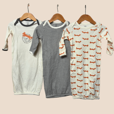 3 Pijamas Nature 0m-6m 2606428