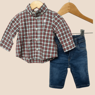 Conjunto Ralph Lauren 6m 26042273