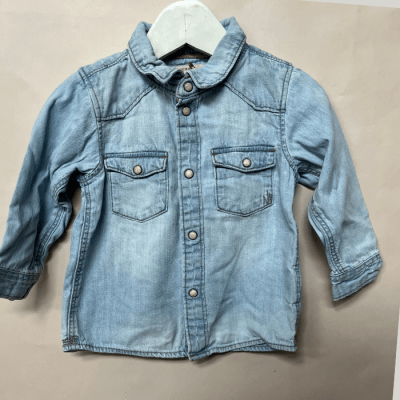 Camisa H&M 6m-9m 25074232