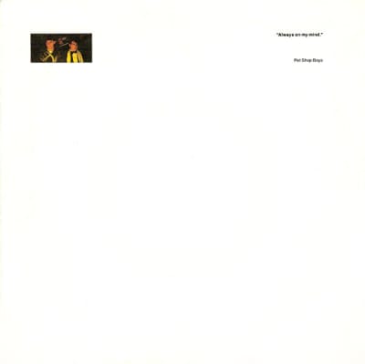 Pet Shop Boys - Always On My Mind (Vinilo Single 7