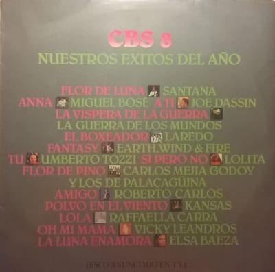 CBS 8 - Nuestros Exitos Del Año (Vinilo Usado)1