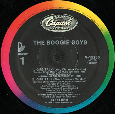 Boogie Boys - Girl Talk (Vinilo Usado)1