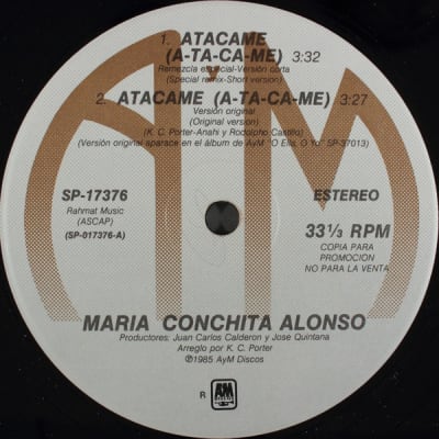 Maria Conchita Alonso - Atacame (Vinilo Usado)1