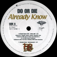 Do Or Die - Already Know (Vinilo Usado)