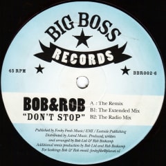 Bob & Bob - Don't Stop (Vinilo Usado)