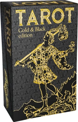 TAROT RIDER WAITE GOLD & BLACK  EDITION