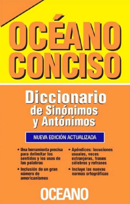 DICCIONARIO OCÉANO CONCISO  SINÓNIMOS Y ANTÓNIMOS1
