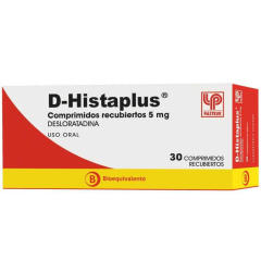 D-HISTAPLUS 5MG X 30 COMP REC (DESLORATADINA)