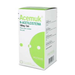 ACEMUK JARABE 100MG/5ML X 100 ML (N-ACETILCISTEÍNA)