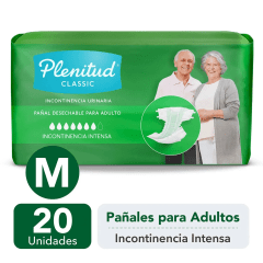 PLENITUD PAÑAL CLASICO M X 20