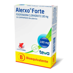 ALERXO FORTE 180 MG X 30 COM REC (FEXOFENADINA)