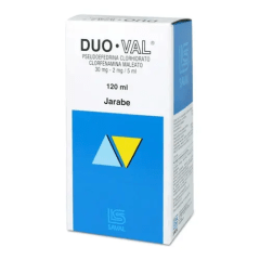 DUOVAL JBE X 120 ML (CLORFENAMINA/PSEUDOEFEDRINA)