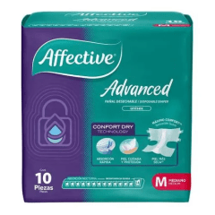 AFFECTIVE PAÑAL ADULTO ADVANCE M X 10