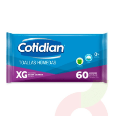 COTIDIAN TOALLA HUMEDA XG 60