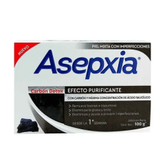 ASEPXIA JABON 100 GR CARBON DETOX