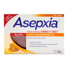ASEPXIA JABON 100 GR AZUFRE