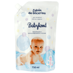 BABYLAND JABON LIQUIDO DOYPACK 750 ML BABY GLICERINA