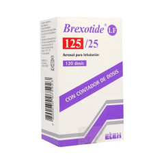 BREXOTIDE LF 125/25 120 DOSIS (FLUTICASONA/SALMETEROL)