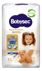 BABYSEC PAÑAL SUPER PREMIUM XG X 14