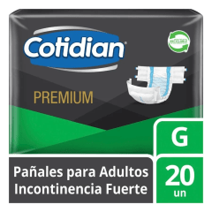 COTIDIAN PAÑAL ADULTO PREMIUM G X 20