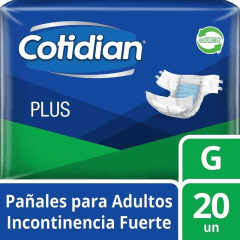COTIDIAN PAÑAL ADULTO PLUS G X 20 UND